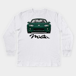 MX5 NC1 Green Kids Long Sleeve T-Shirt